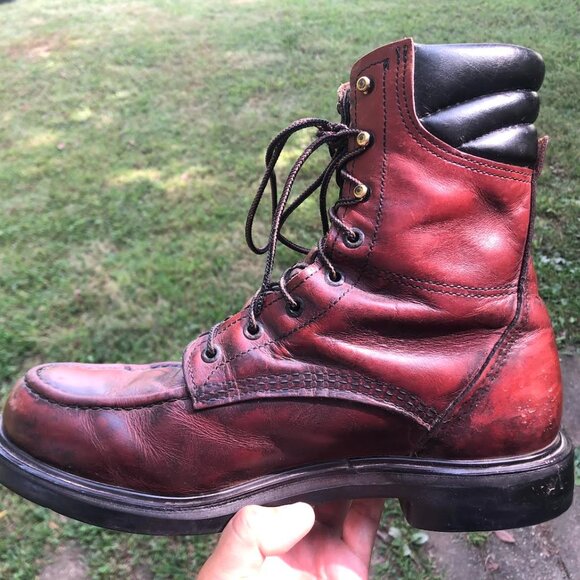 Red Wing 402 Boots Size USA 9.5D ASTM F 2892-11 EH 12-15 9430950 - Picture 1 of 14